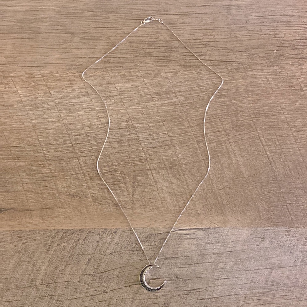 Silver Moon Necklace